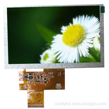 4.3-inch 480 x 272-pixel TFT LCD Display Module, LED Backlight